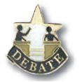 Academic Achievement Pin - "Debate"